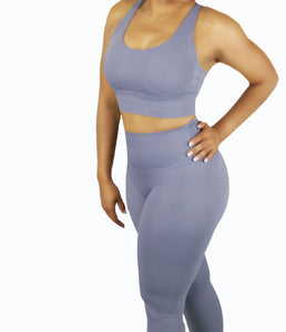 Cross Back Hollow-out sports  Legging Gym set