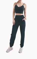 Load image into Gallery viewer, Racerback High Waist Joggers pants - sweet girl
