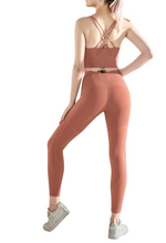 Load image into Gallery viewer, Cross back Sports  Legging Yoga/ Gym
