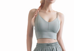 Load image into Gallery viewer, Racerback Jogger Crop Top w/v cut - cool girl
